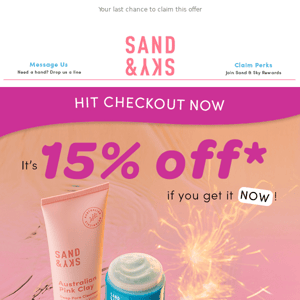 Cart offer expiring SOON!