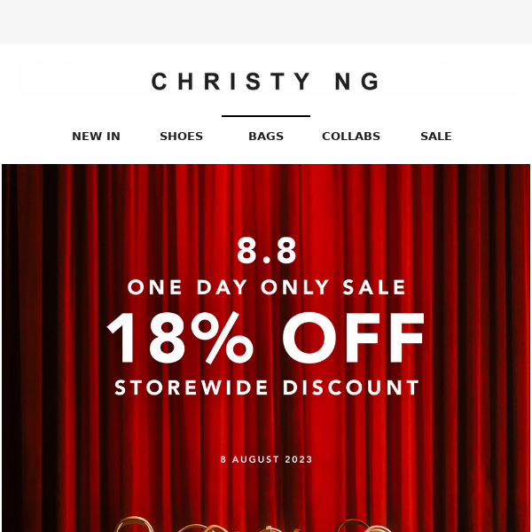 Christy Ng: EVERYTHING must go! Up to 55% OFF 🥳