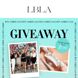 Its almost National Lash Day - this giveaway is unlike any we’ve had