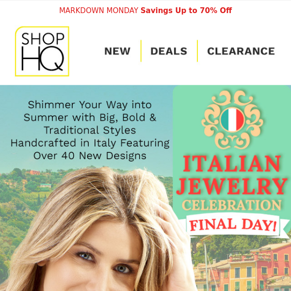 Final Day UP TO 65% OFF 🇮🇹 NEW Italian Jewelry Arrivals