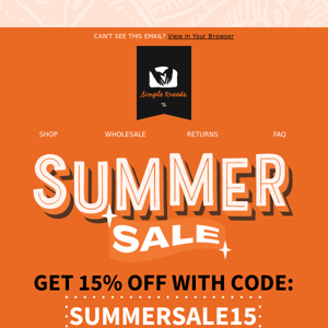 Heat Up The Summer Vibes With 15% Off! 🔥