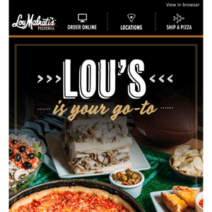 From 💘 shaped 🍕 to Big Game spreads 🏈…