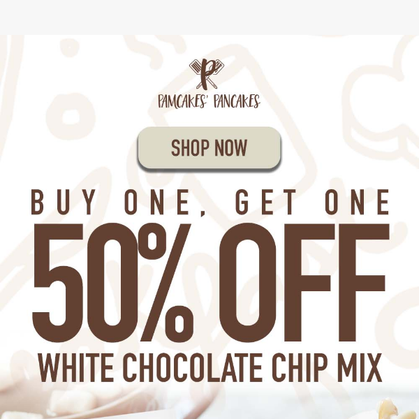 ❣️White Chocolate Lovers, the 50% off Bogo White Chocolate sale is still on