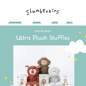 Ultra Plush Stuffies are BACK! 😱