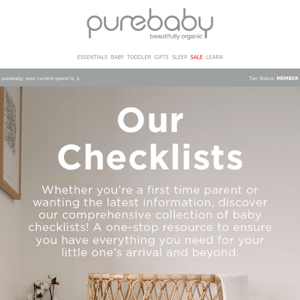 NEW Shoppable Checklists!