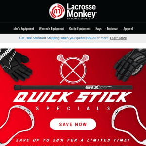 FINAL DAY: 58% Off Quick Stick Special