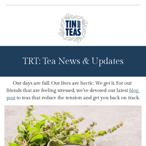 TRT: Tea News & Updates