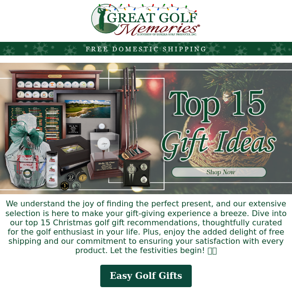 The Top 15 Golf Gifts This Holiday Season! 🏌️‍♂️🎁✨