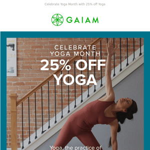 Three Days: 25% off Yoga