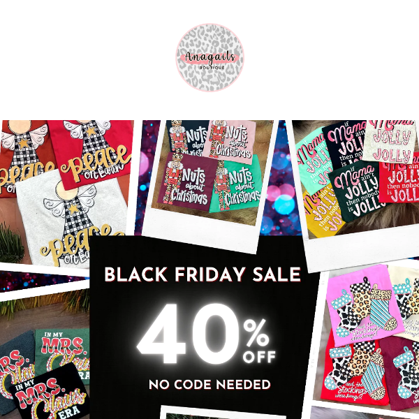 🌟 Still Going Strong: Anagails' 40% Off Black Friday Sale Continues