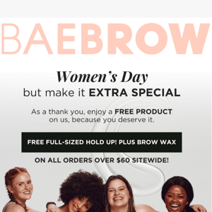 ✨ FREE ✨ Full-Sized Gift for Women's Day! 💖