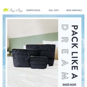 Buy Now, Pack Later ✈️🚙 NEW Dream Packing Cubes