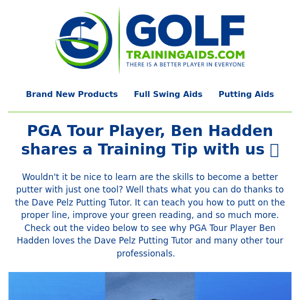 Training Tip of the Week! Improve your Putting with Ben Hadden!  ⛳️