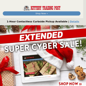 Cyber Sale EXTENDED!