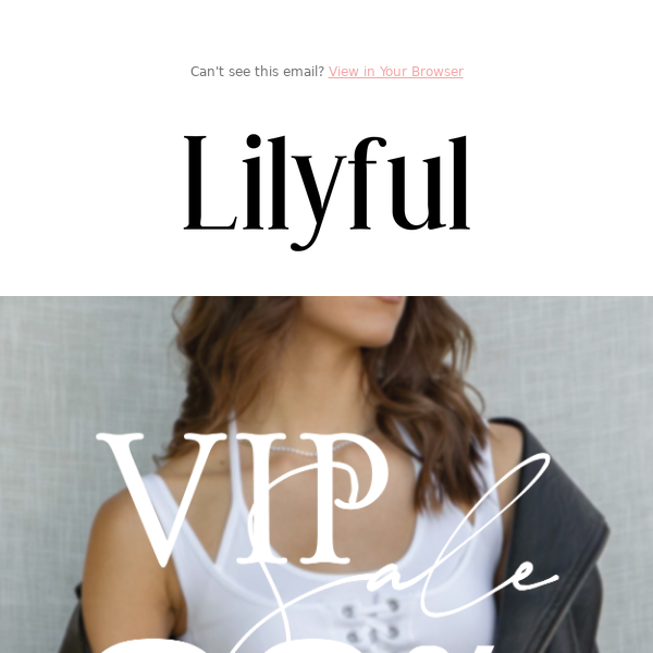 ✨To Our VIP Lilyful Babes! Special Discount Code! ✨