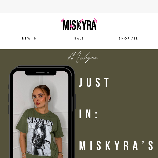 Just In: Miskyra T-Shirts 🤎