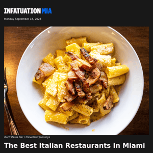 The 9 Best Italian Restaurants In Miami