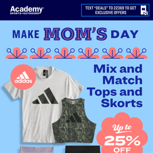 Up to 25% Off Women's adidas Tops + Skorts