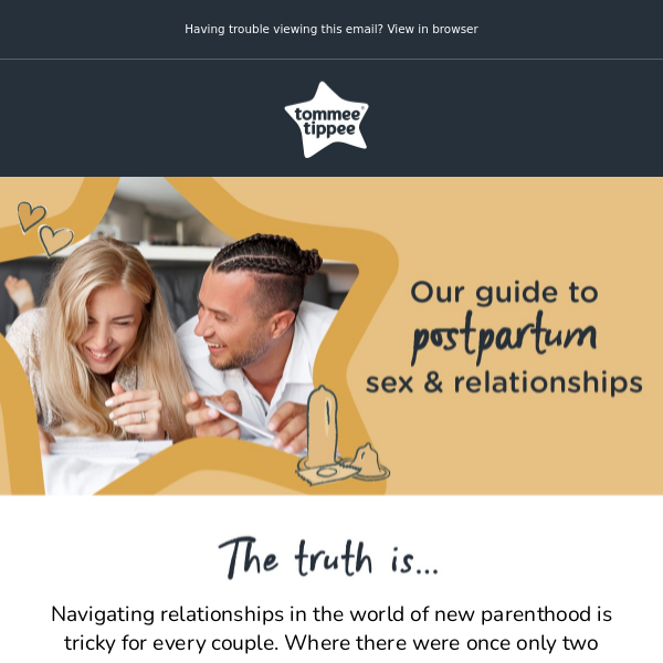Our Guide To Postpartum Sex And Relationships Tommee Tippee Uk 
