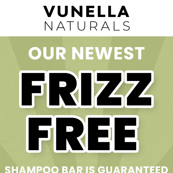 ⭐ Prevent frizzy hair with our NEWEST shampoo bar!