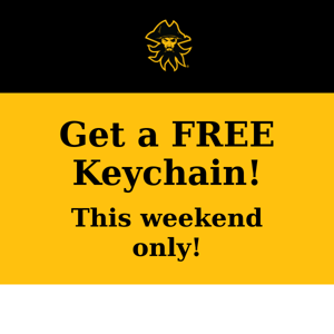 We are giving out FREE Keychains!!!