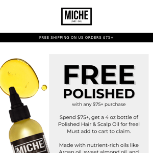 ⏳ Your Free Polished Oil Is Slipping Away…