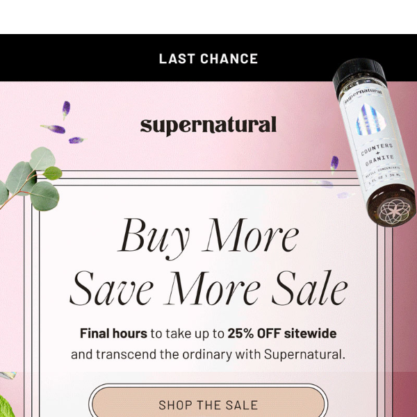 ENDING: Buy More Save More Sale 🌒