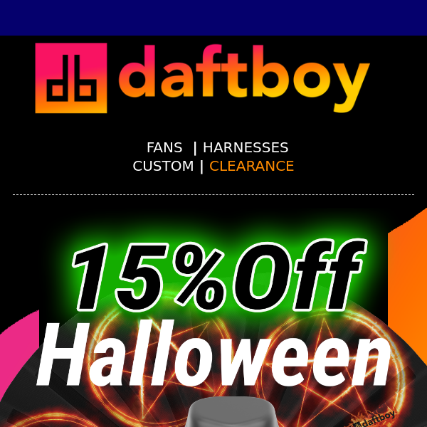 🔥 15% OFF HALLOWEEN! 🎃