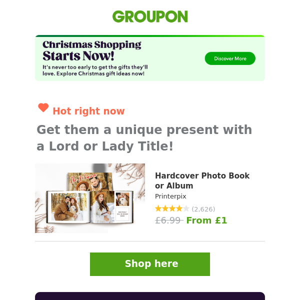 Become a Lord or Lady: Decorative Titles from £12.99