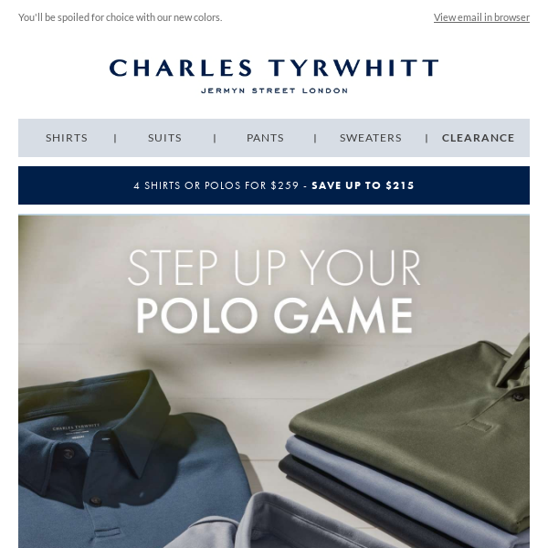 New Summer Polos Are Here! - Charles Tyrwhitt