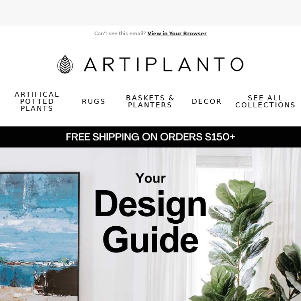 🌿Elevate Your Decor with Faux Plants: A Design Inspiration Guide For You Artiplanto