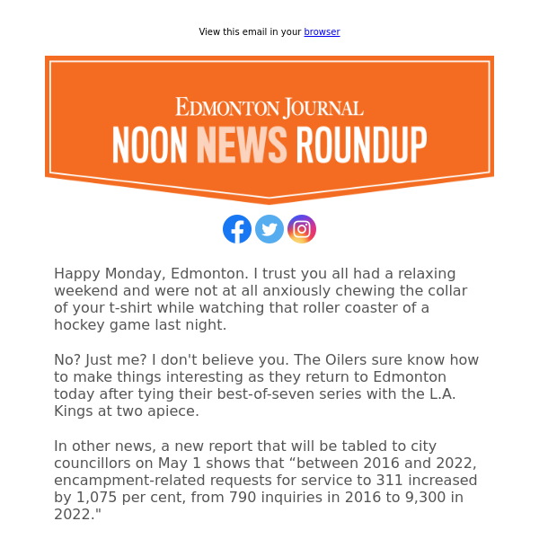 Noon News RoundUp: New report shows the number of people experiencing homelessness has nearly doubled since 2019