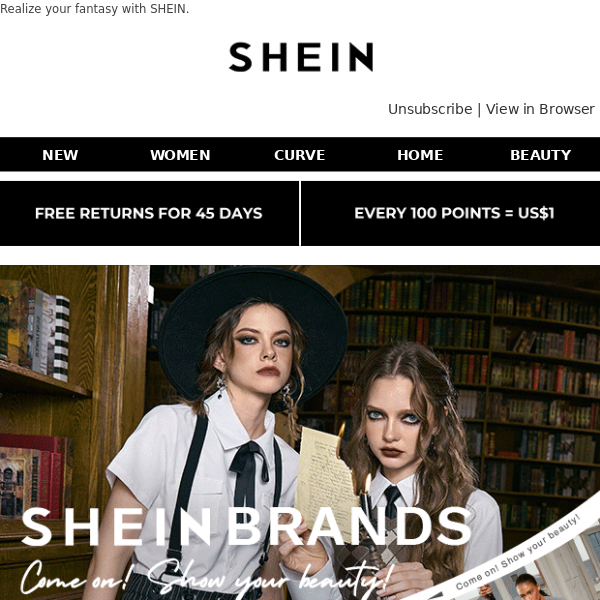SHEIN BRANDS| Come on! Show your beauty!✨ - SHEIN