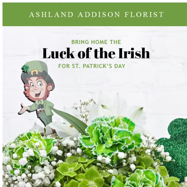 🍀 Your Pot of Gold Awaits: Discover Our "Lucky Leprechaun" Bouquet! 🌈