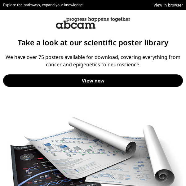 Access over 75 posters and pathways for your research