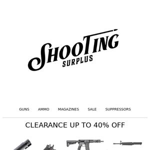 40% OFF SALE || Ammo, Thermals, Guns & More