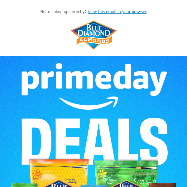 GIMME Big Savings - Save on Snack Almonds for Prime Day!