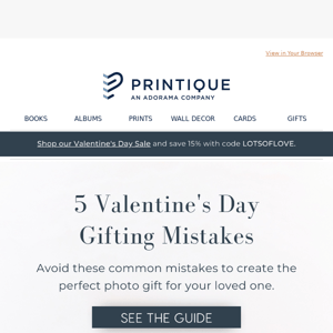 5 Valentine's Day Gift Mistakes
