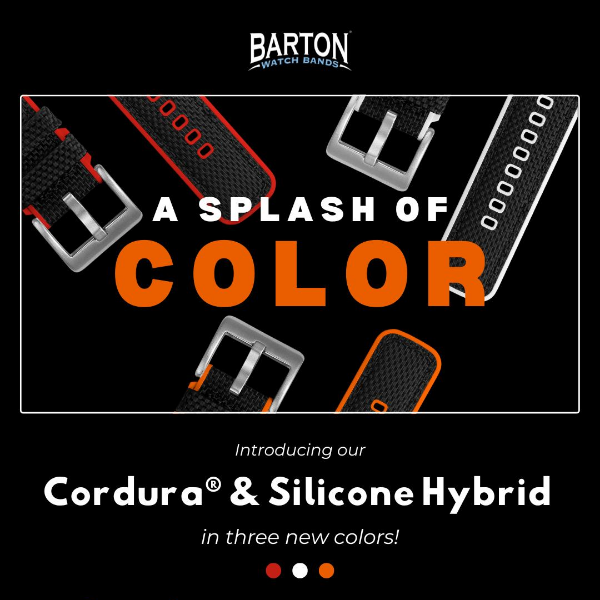🎉 Cordura & Silicone Hybrid in 3 New Colors