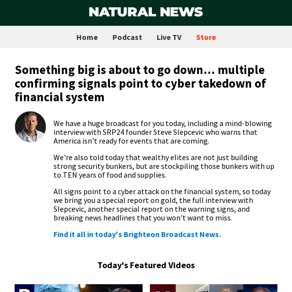 Something big is about to go down... multiple confirming signals point to cyber takedown of financial system