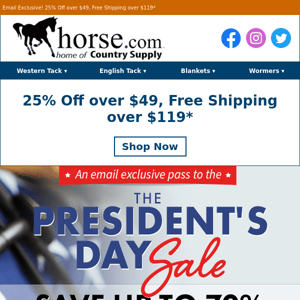 Attention Please! Up to 70% Off… Presidents' Day Savings Preview Begins!