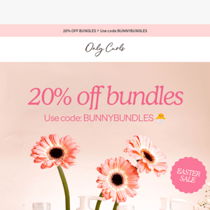 💝 20% off bundles starts now.