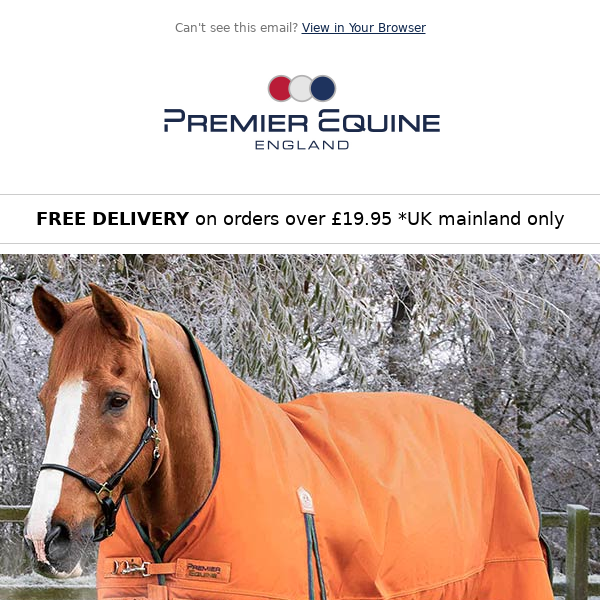 Winter Turnout Rugs - Choose A Style...