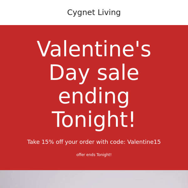 Our Valentine's Day sale is coming to an end!