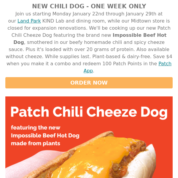 New Chili Cheeze Dog @ Land Park Today!