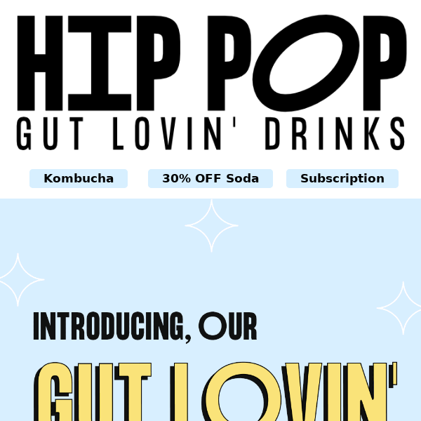 Introducing: Our Gut Lovin' Soda Range