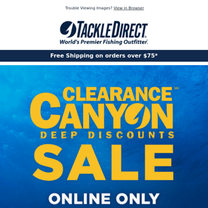 🚨 Shop Our Spring Clearance Canyon Sale!