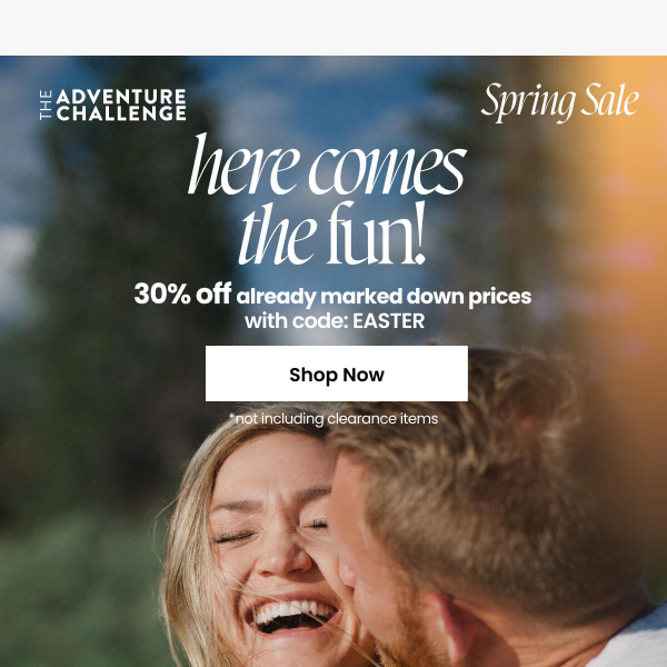 Spring Sale - 30% Off Site Wide