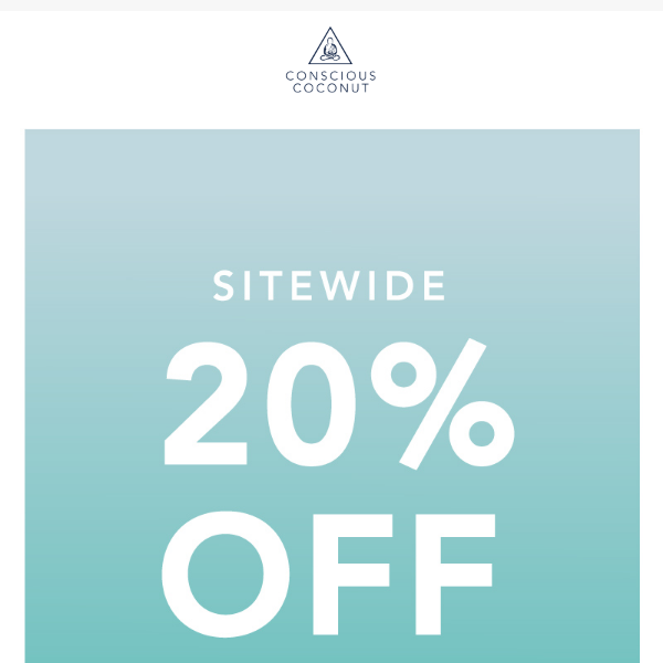 ☀️ 20% OFF SITEWIDE ☀️
