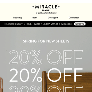 Spring is officially here: let’s celebrate with a SALE